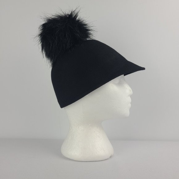 Aldo Accessories - Aldo Black Wool Pom Pom Hat